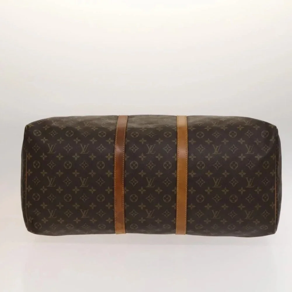 LOUIS VUITTON Monogram Keepall 60 Boston Bag M41422 LV Auth 117757 - Picture 7 of 16